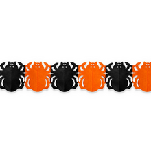 Girlang, spindel svart/orange 4 m