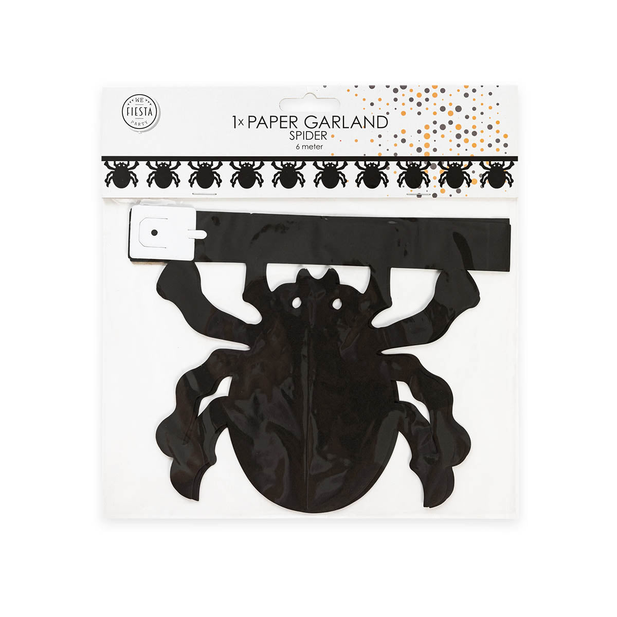 Halloweengirlang, spindel 6 m