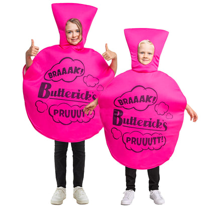 Barndräkt, pruttkudde