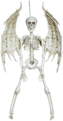 Prop, hängande skelett med vingar 43 cm