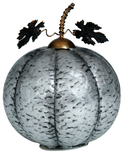 Pumpa, metallic silver 16 cm