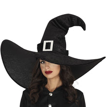 Häxhatt, svart sammet XL