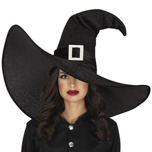 Häxhatt, svart sammet XL