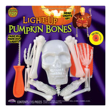 Pumpa-kit, skelett lysande