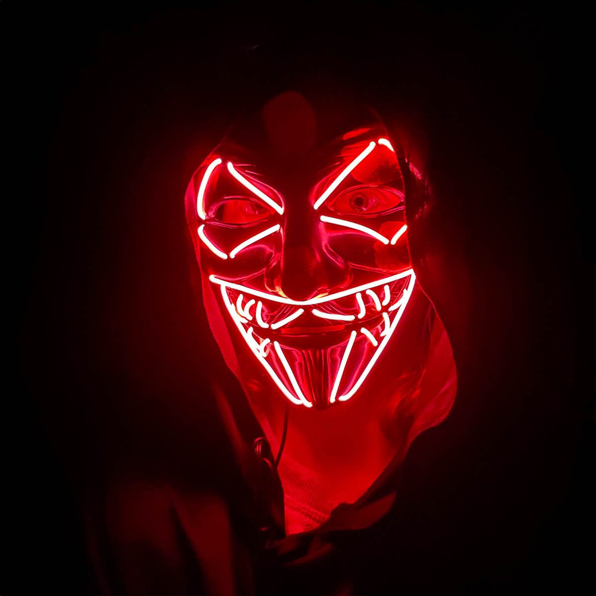 LED-mask, killer smile red
