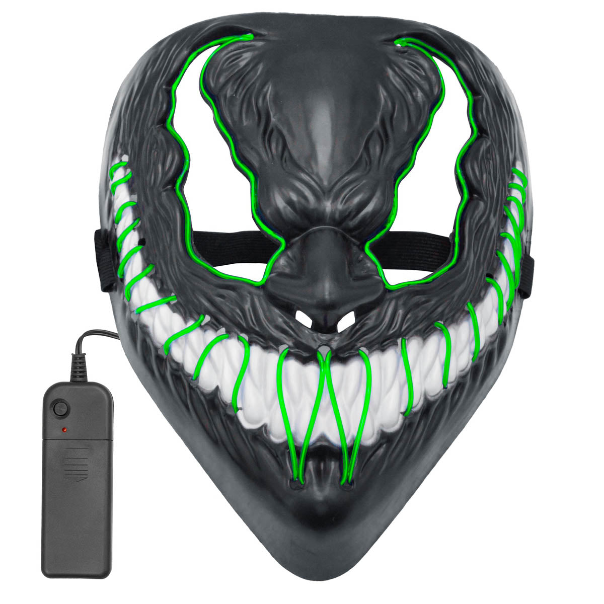 LED-mask, monster grön