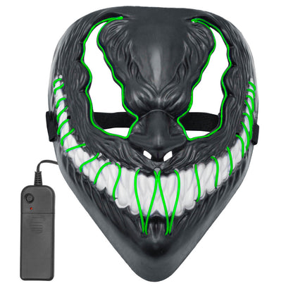LED-mask, monster grön
