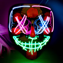 LED-mask, scary multi