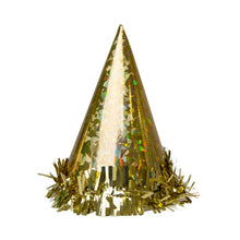 Partyhattar, guld 6 st