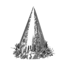 Partyhattar, silver 6 st