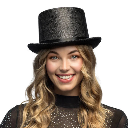 Hög hatt, svart deluxe