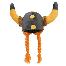 Vikingshjälm med hår