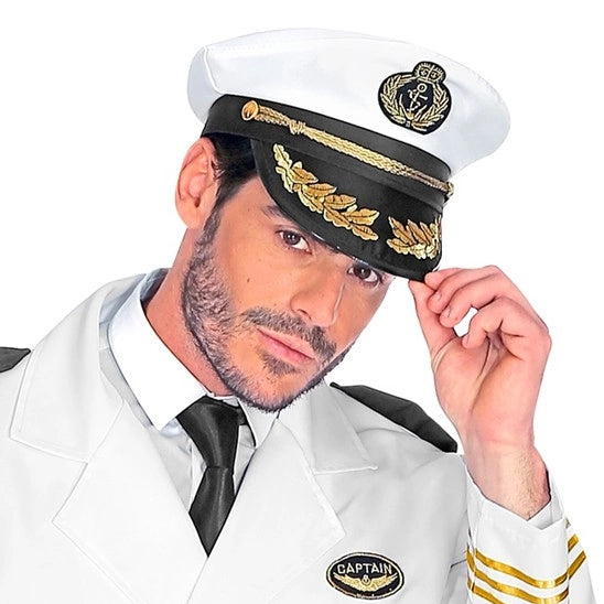 Kaptenshatt, vit