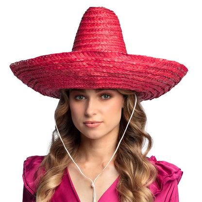 Sombrero, röd 49 cm