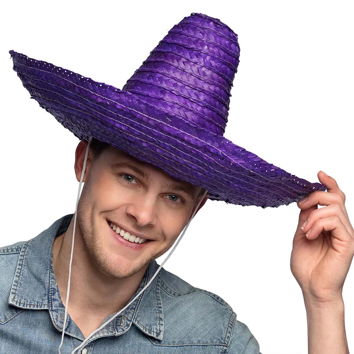 Sombrero, lila 49 cm