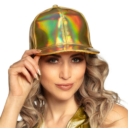 Keps, metallic guld