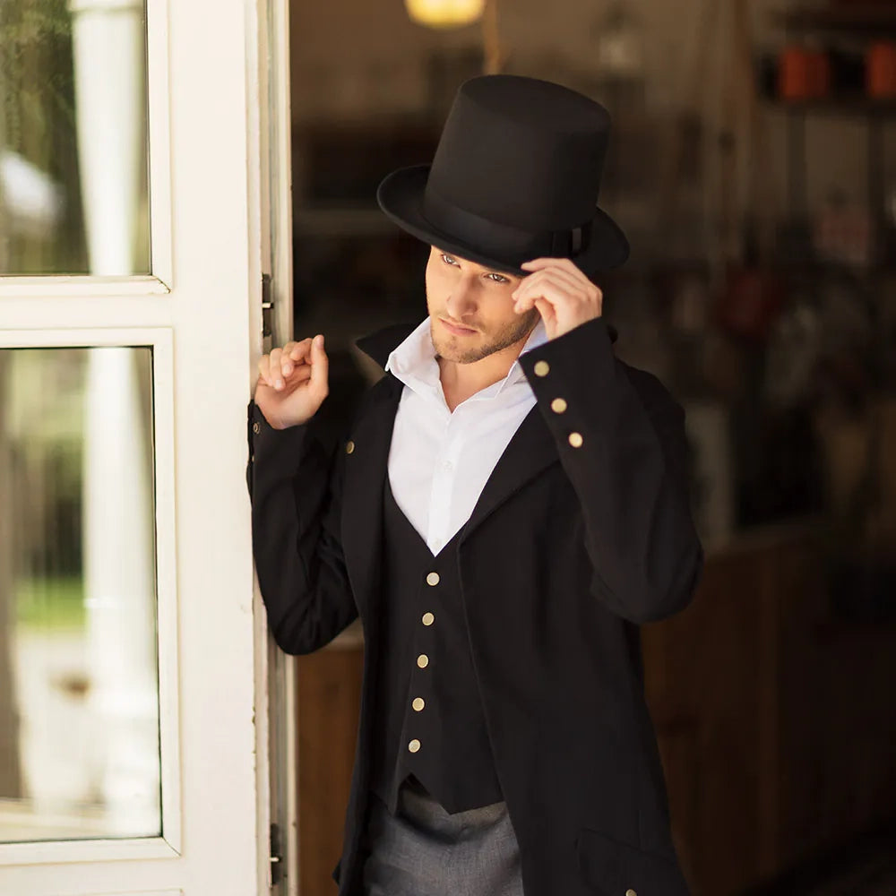 Hög hatt, byron svart