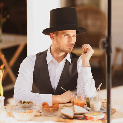 Hög hatt, byron svart