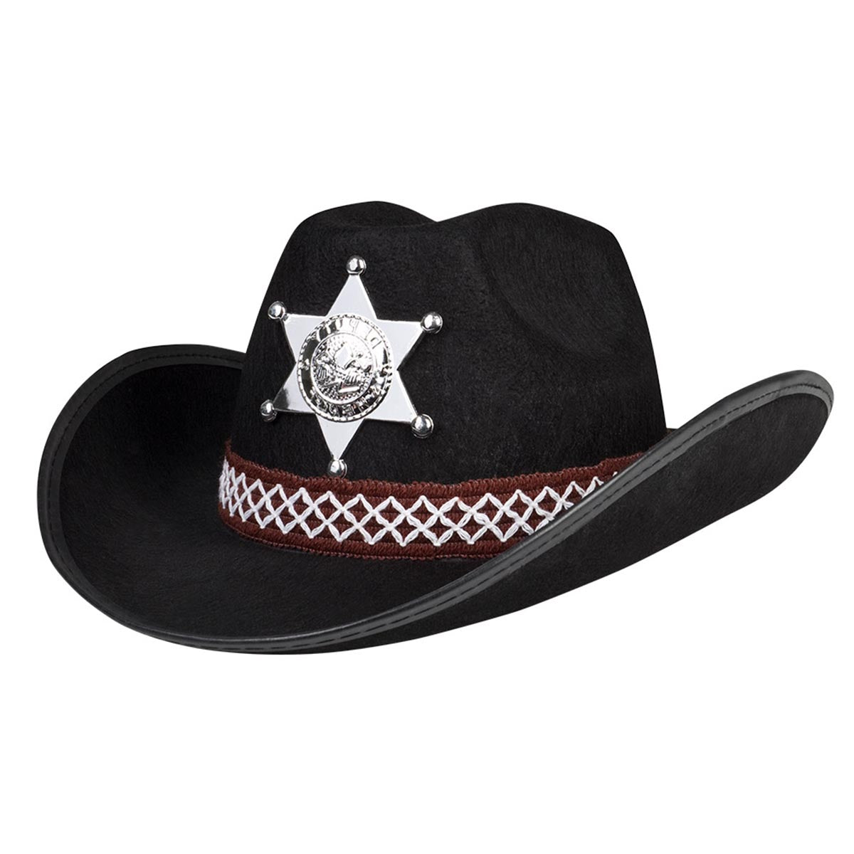 Sheriffhatt, barn svart