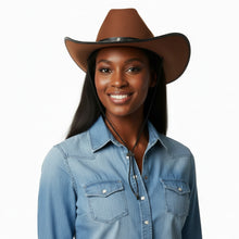 Cowboyhatt, vuxen brun