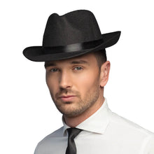 Gangsterhatt, svart