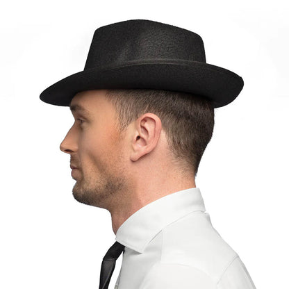 Gangsterhatt, svart