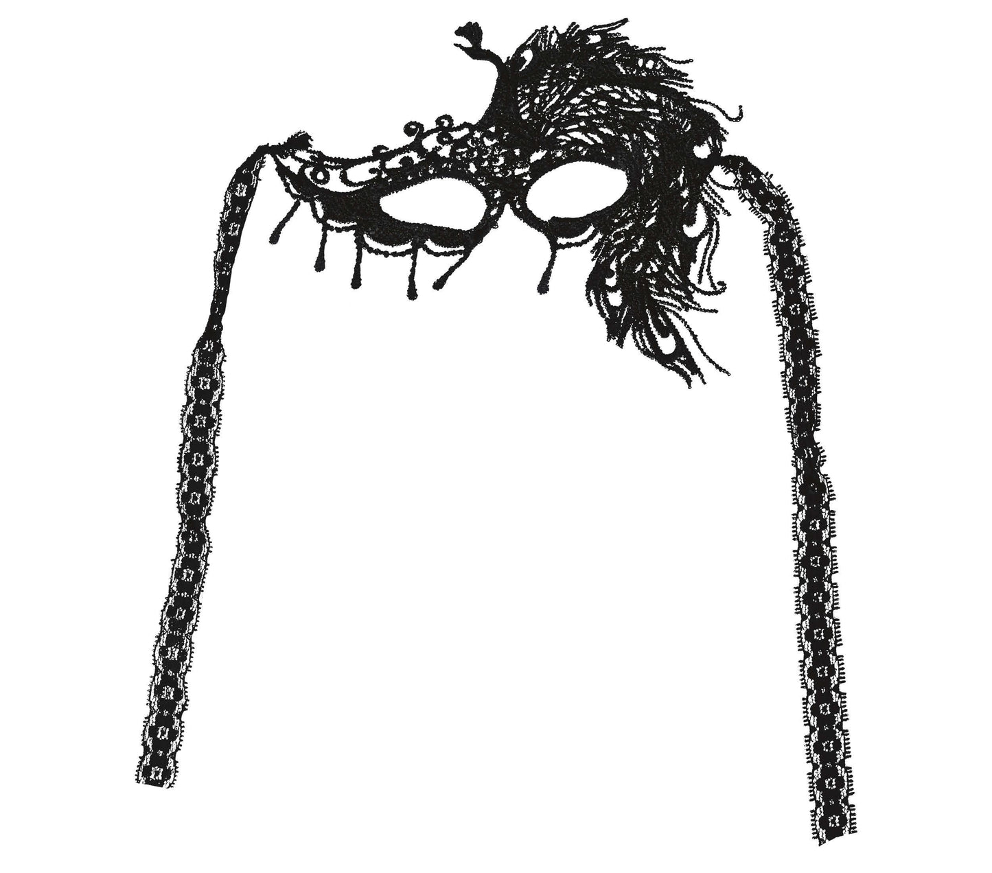 Ögonmask, Black lace 1