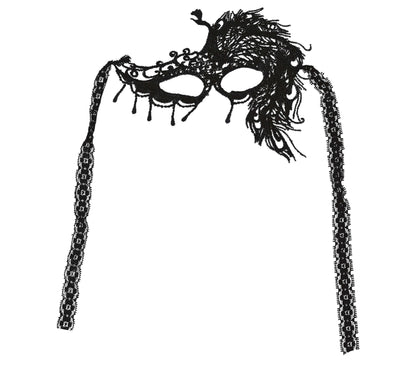 Ögonmask, Black lace 1