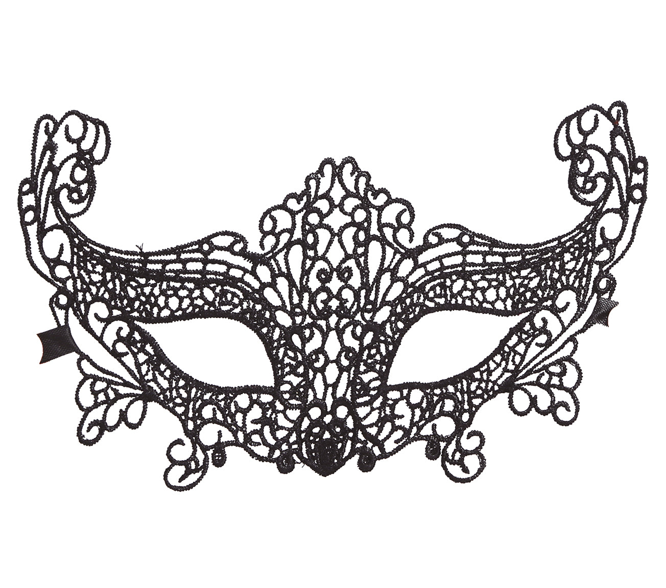 Ögonmask, Embroidered black