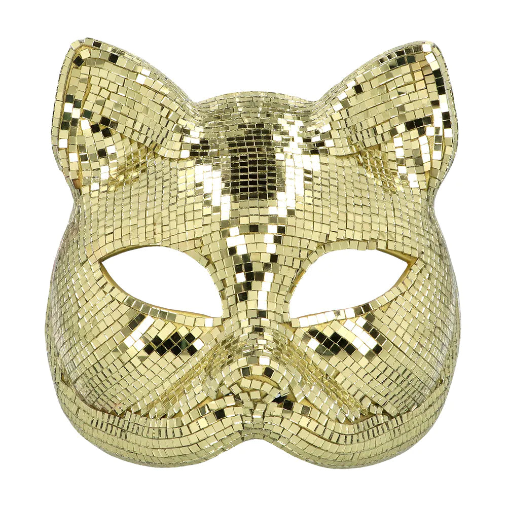 Ögonmask, disco cat gold