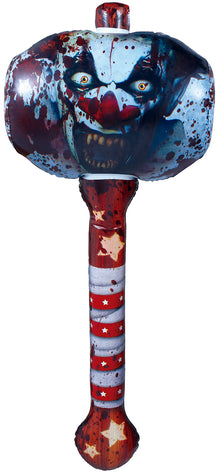 Uppblåsbar clownhammare, 90 cm