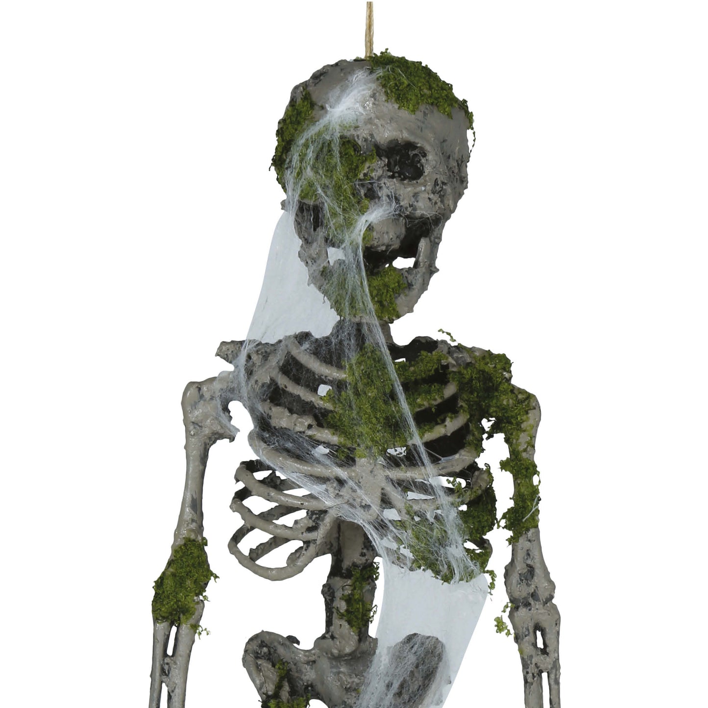 Prop, hängande skelett med mossa 35 cm