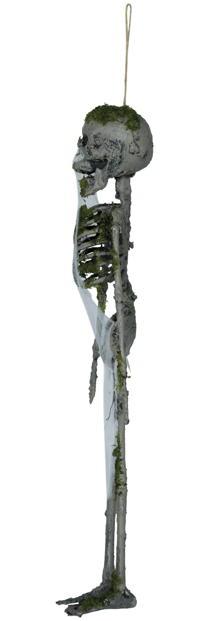 Prop, hängande skelett med mossa 35 cm