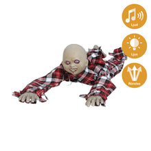 Prop, krypande zombie pojke 90 cm