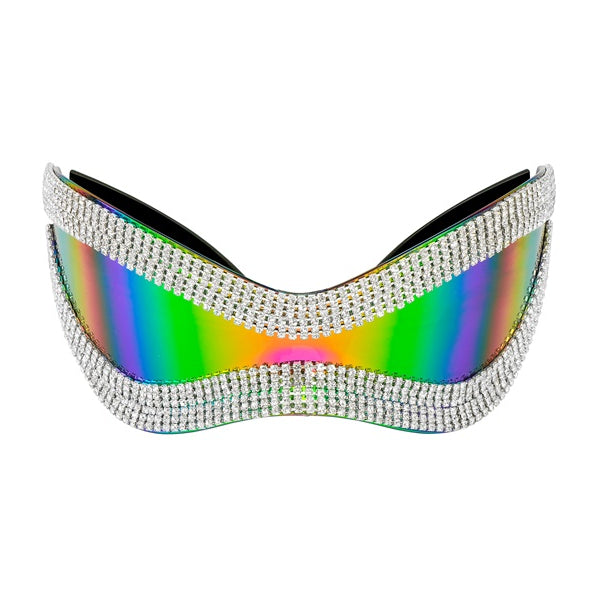 Glasögon, strass oversize
