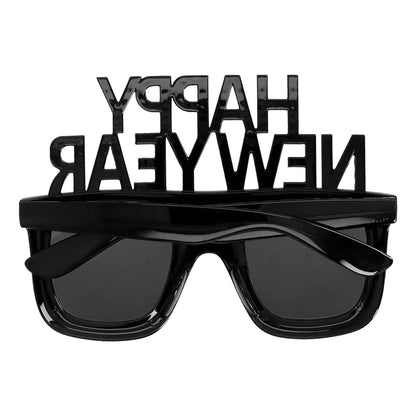 Glasögon, happy new year bling bling silver