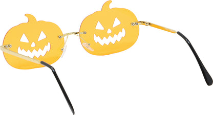 Halloweenglasögon, pumpa