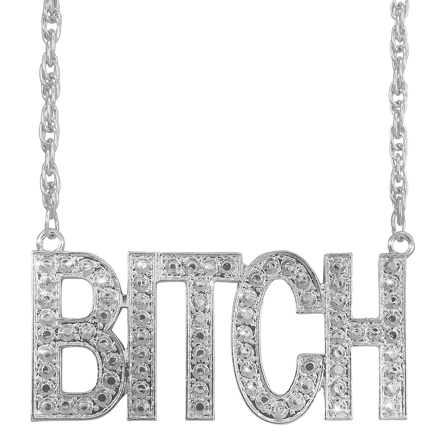 Halsband, silver bitch 65 cm