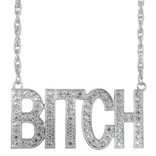 Halsband, silver bitch 65 cm