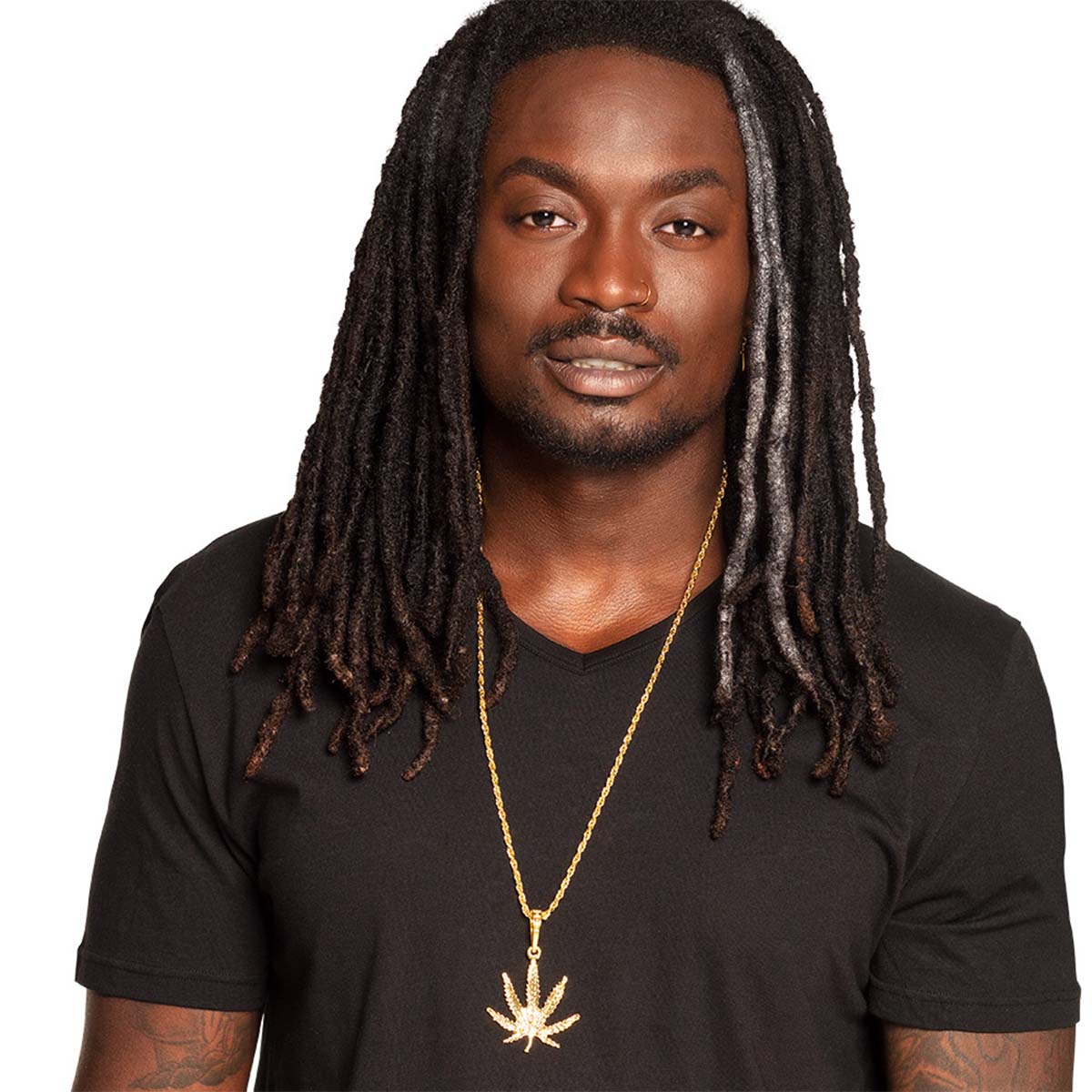 Halsband, marijuanablad
