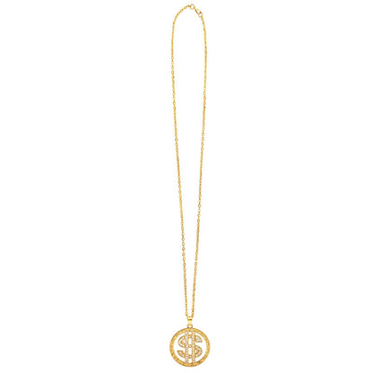Halsband, dollartecken med strass
