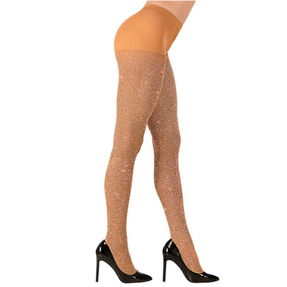 Strumpbyxor, glitter guld