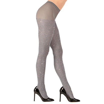 Strumpbyxor, glitter silver