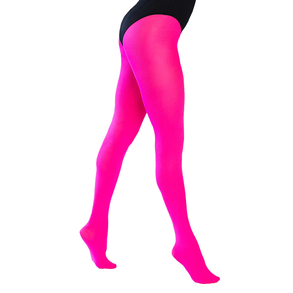 Strumpbyxor, neon rosa