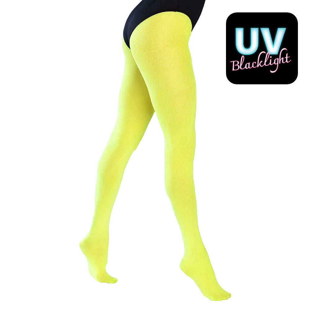 Strumpbyxor, neon gul