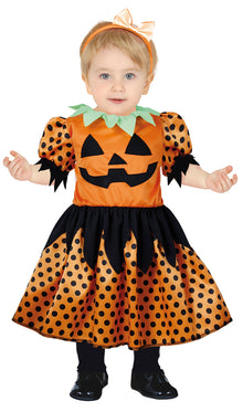 Barndräkt, pumpaklänning 12-18 mån