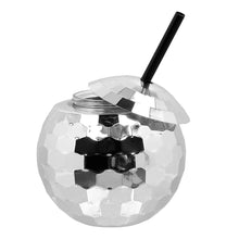 Drinkglas, discoboll silver