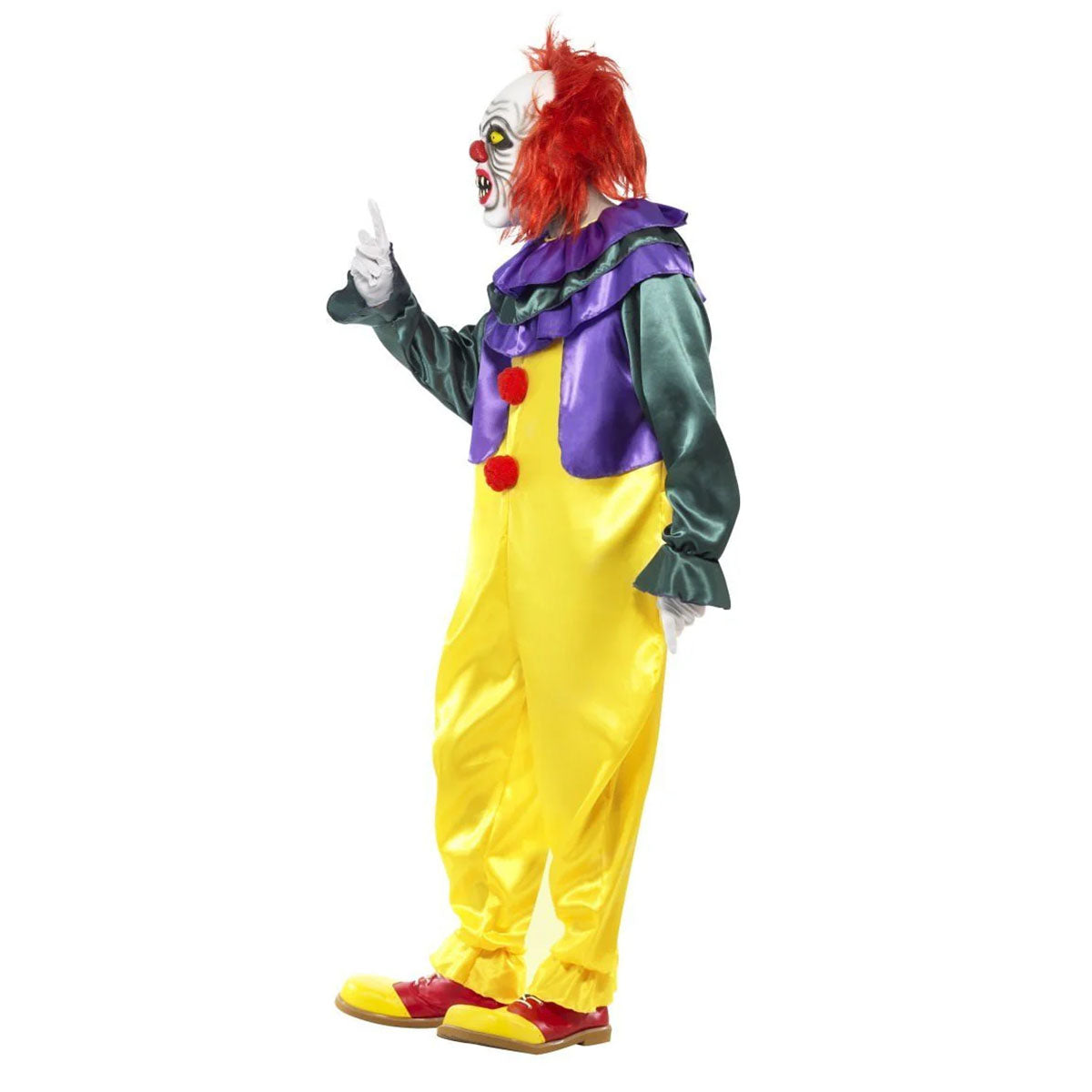 Dräkt läskig clown