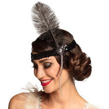 Pannband, flapper svart