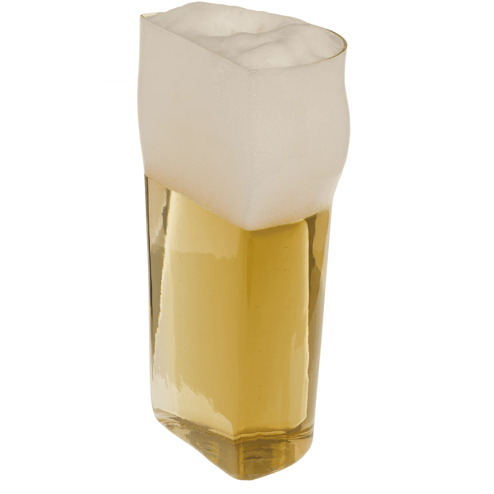 Halvt ölglas